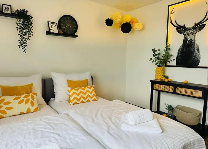 Black&yellow 24h Check In Wlan Parkplatz Oepnv Apartment *